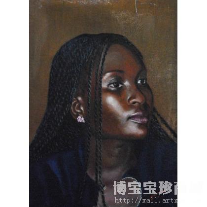 袁佳非洲女人 类别: 西画雕塑