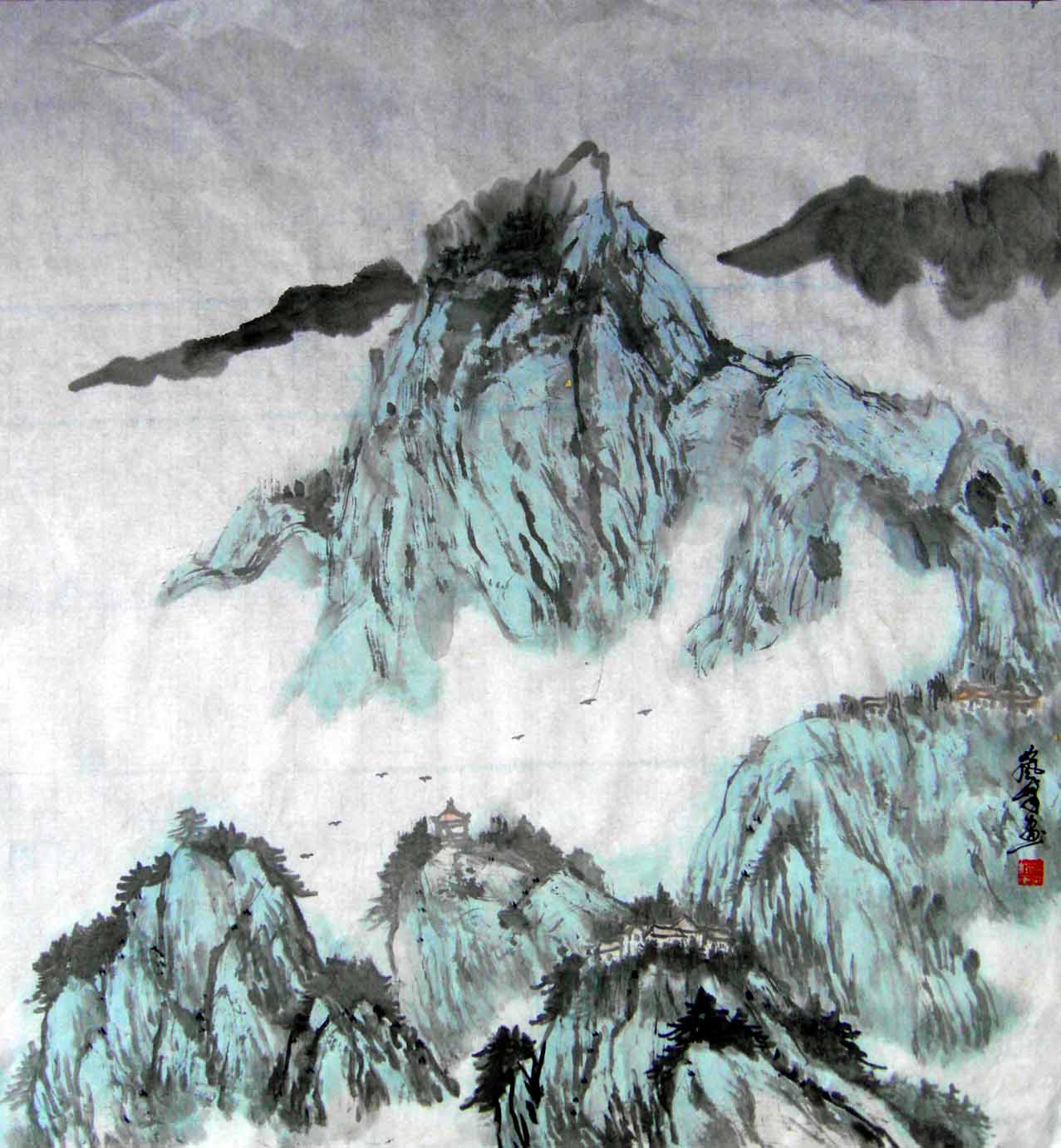 沈志斌山水画