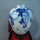 景德镇陶瓷名人名家世家青花大王王华清作品手绘瓷器艺术花瓶摆件