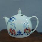景德镇陶瓷小茶壶手绘瓷器名家茶壶青花釉里红小茶壶茶具左丹作品