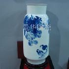 景德镇陶瓷名人名家世家青花大王王华清作品手绘瓷器艺术收藏花瓶